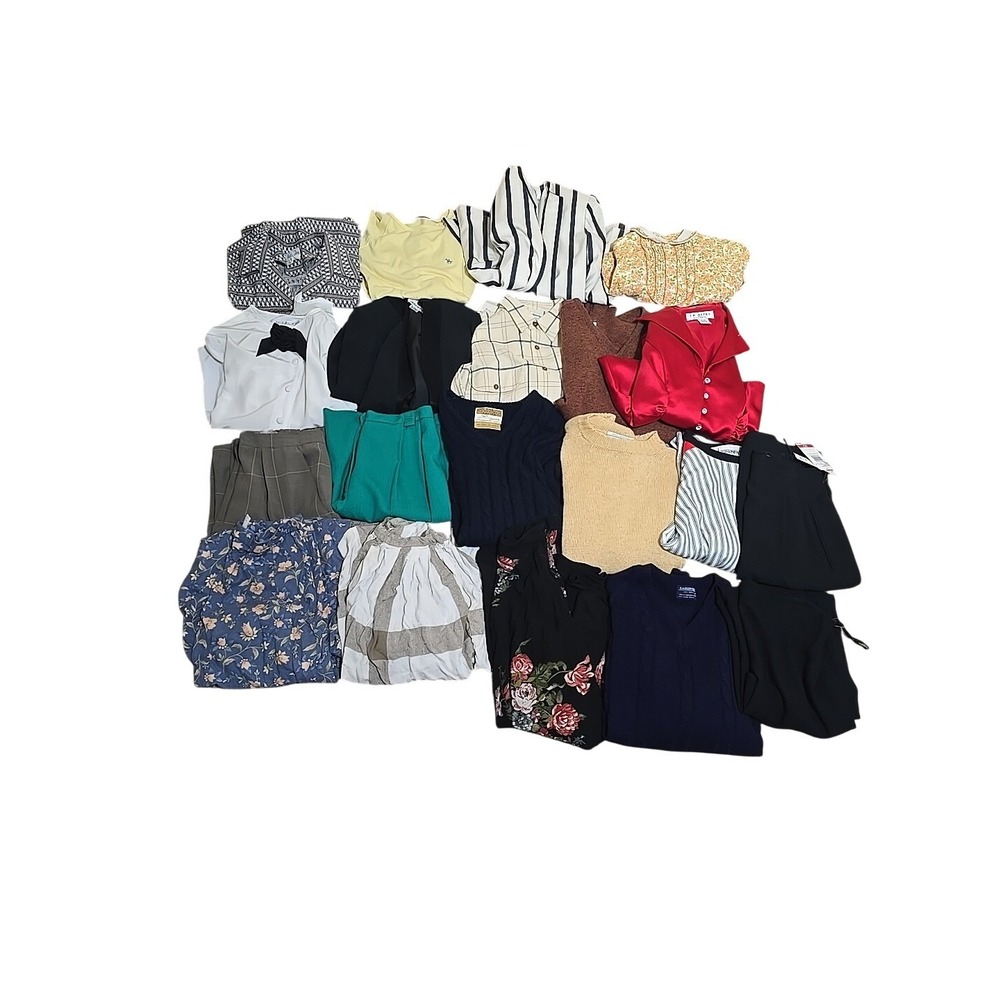 20pc Womens Vintage Clothing‎ Wholesale Lot Evan-Picone Zeev Mor Skirts Sweaters